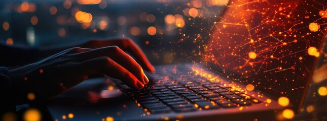 IT support specialist assisting remotely in server room data center storage digital technology database maintenance telecommunication systems management concept