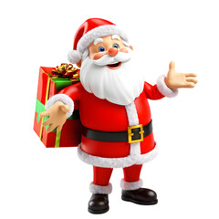 Fototapeta premium Santa Claus cartoon character