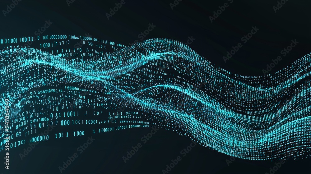 Poster business information graphics. it computer technology concept. background of information technology.