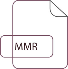 MMR file extension rounded lines and