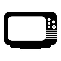 black television logo illustration