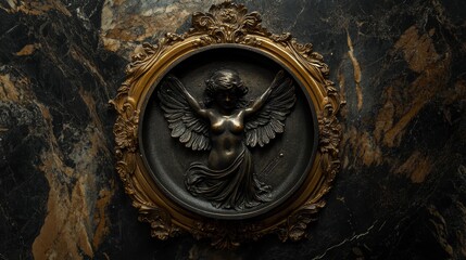 Fototapeta premium image of an antique frying pan and eros for cooking food in ancient times among rich people