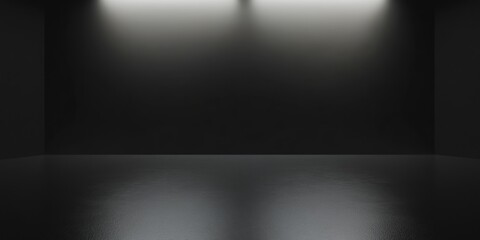 A smooth, empty black background with no texture or details.