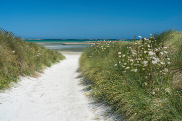 Weg zum Plage de Keremma, Finistère