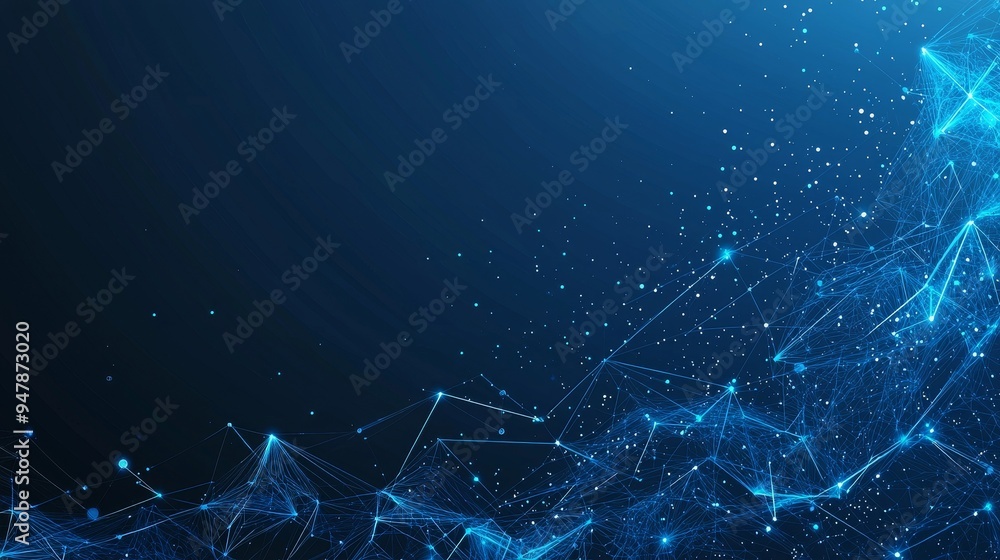 Poster digital background for a business event. background for a science event. 3d rendering of big data.