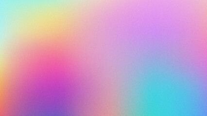 Rainbow gradient grain noise texture effect background for social media, web ,banner, header, cover page.
