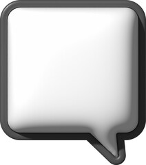 3D Bubble Text Black Outline