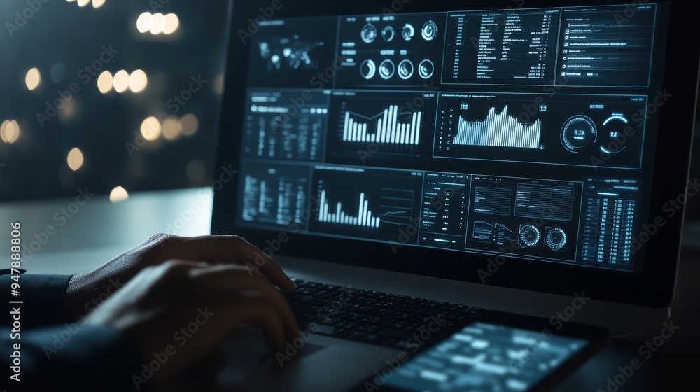 Aufkleber data visualization and analytics using big data and machine learning to predict business, finance, a