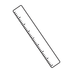 Hand Drawn School Equipment. Flat Vector Illustration