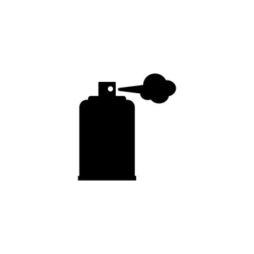 recommend clip art: Can spray icon. Vector on white background. 