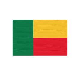 Benin flag illustration