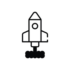 Rocket  vector icon
