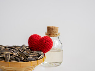  Heart healthy with sunflower oil.