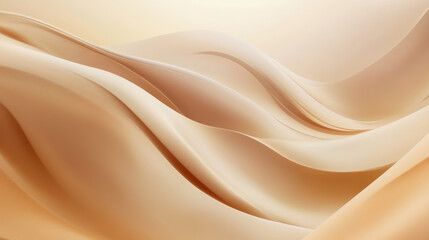 Obraz premium Abstract Beige Curves.