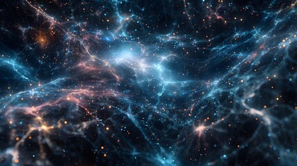 Dark matter structures, invisible cosmic web revealed, style