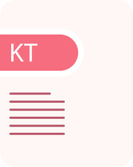 KT File icon deep and minimal