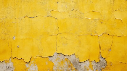 Fototapeta premium A large yellow wall texture background, ideal for graphic design, advertising, social media posts, and marketing. 