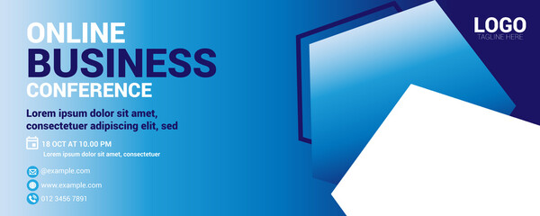 CREATIVE MINIMAL SIMPLE BUSINESS MODERN X BANNER DESIGN TEMPLATE