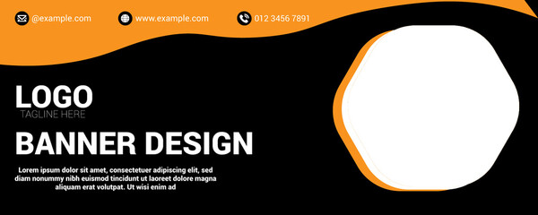 CREATIVE MINIMAL SIMPLE BUSINESS MODERN X BANNER DESIGN TEMPLATE