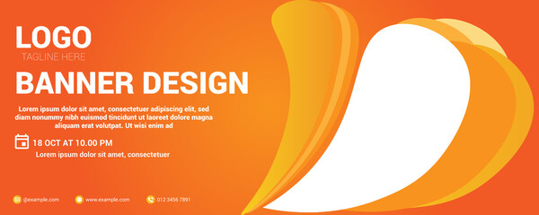 CREATIVE MINIMAL SIMPLE BUSINESS MODERN X BANNER DESIGN TEMPLATE