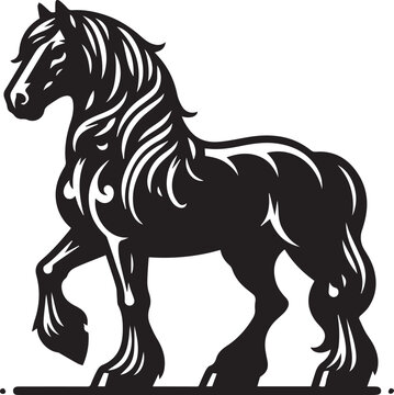 recommend clip art: Horse Silhouette Vector icon, horse silhouette Vector illustration