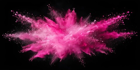 pink and white explosion