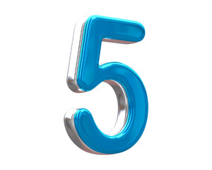 3d metallic number 5