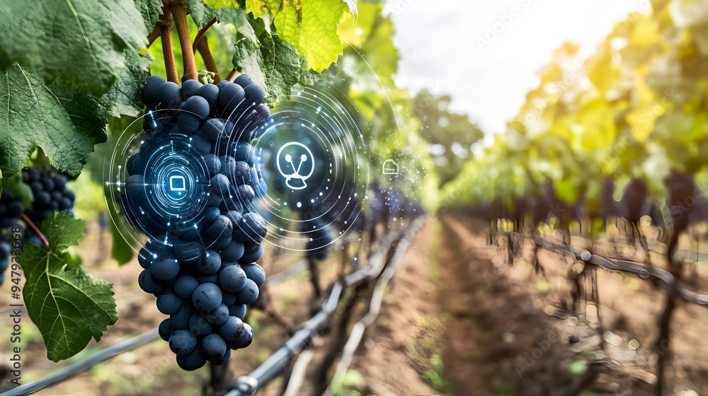 Poster a smart vineyard utilizing cutting edge iot technology to monitor grape health growth and environmen