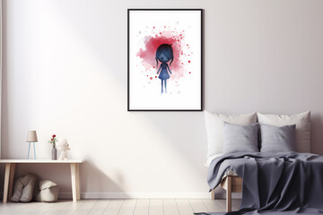 Picture Illustration in Children's Room
