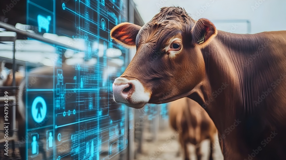 Poster photograph of an iot powered smart farm system that automatically manages feeding schedules