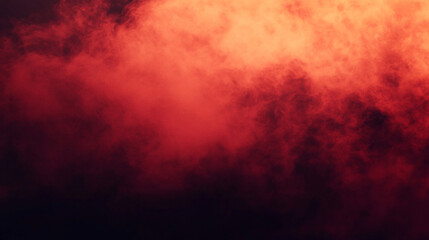 Red mysterious fog background.