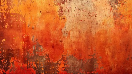 Rustic orange abstract background with vintage texture