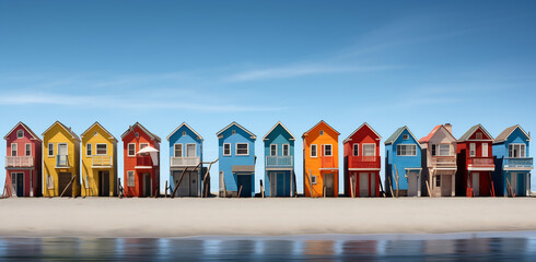 Colorful Seaside Townhomes