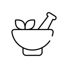 Mortar and Pestle vector icon