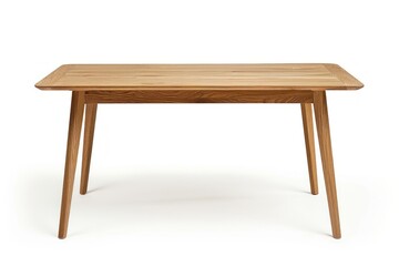 Elegant wooden dining table