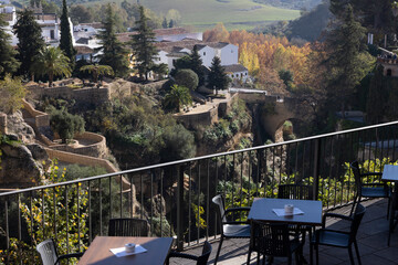 Views from a viewpoint in Ronda.