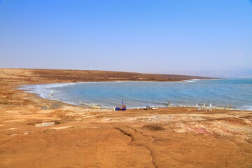 Dead Sea landscape in Israel