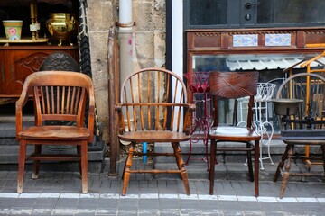 Antique shop in Tel Aviv, Israel