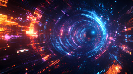 Virtual Reality Sci-Fi Tunnel