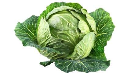 Obraz premium Green Cabbage Close Up