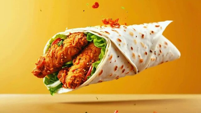mexican chicken wrap