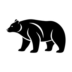 Bear Silhouette Black Vector