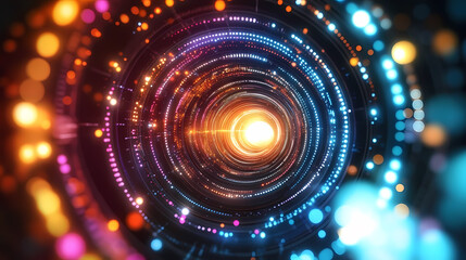 Virtual Reality Sci-Fi Tunnel