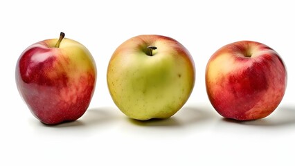 red and green apples