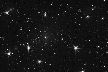 Obraz premium Twinkling stars in night sky