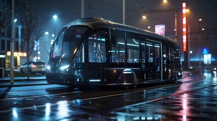 Fototapeta premium Future of autonomy of Electric vehicle 