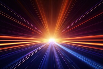 Dynamic futuristic light burst