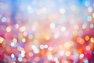 Obraz premium Colorful bokeh lights background