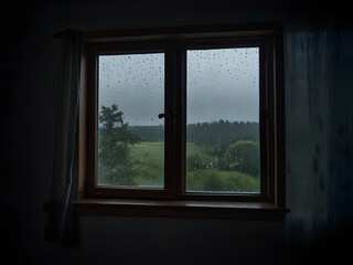 window in the morning