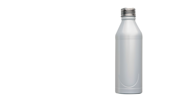Empty Smart Bottle isolated on transparent background, PNG